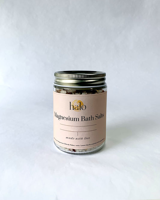 300ml Halo Energise Bath salts in jar